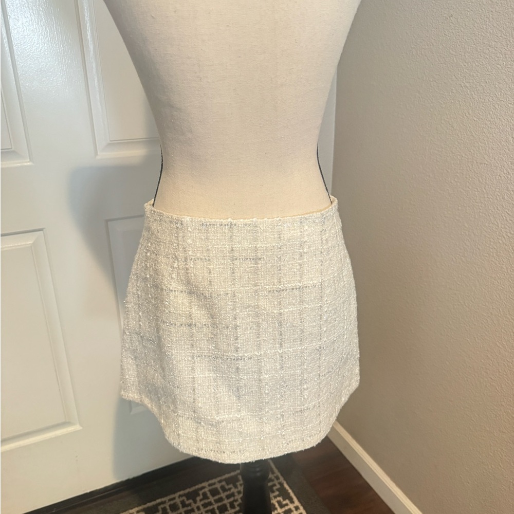 Zara mini mid waist skirt